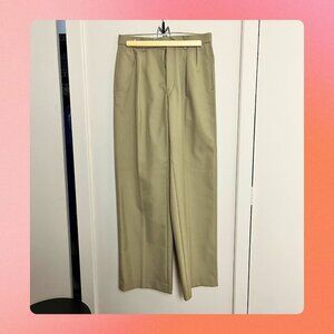 Uniqlo Beige Wool Trouser